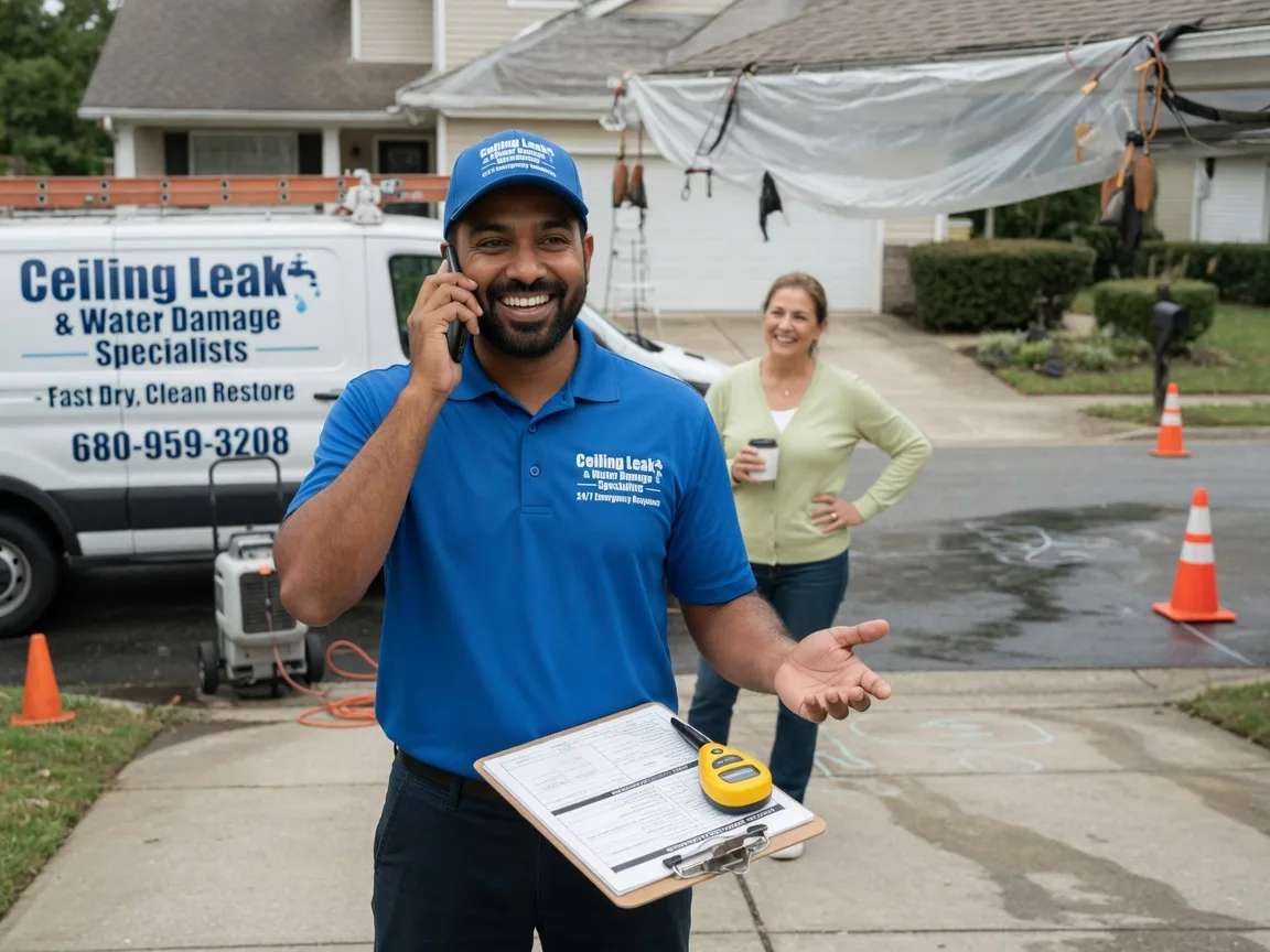 Ceiling Leak Cleanup Blockton, IA FAQs